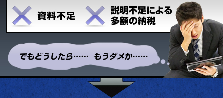 資料不足、説明不足による多額の納税、でもどうしたら…… もうダメか……